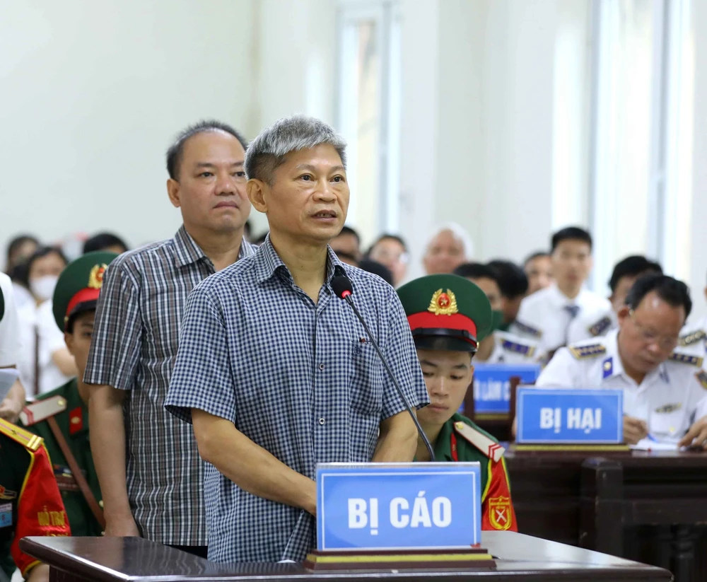 Bị cáo Nguyễn Văn Sơn tại phiên tòa