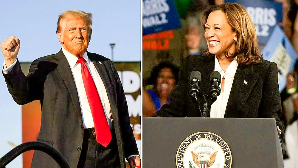 Những ngày vận động cuối cùng của ông Donald Trump và bà Kamala Harris