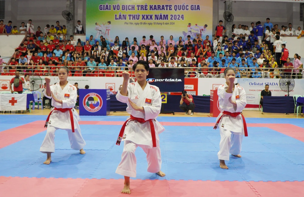 Gần 1.000 VĐV tranh tài tại Giải vô địch trẻ Karate quốc gia năm 2024