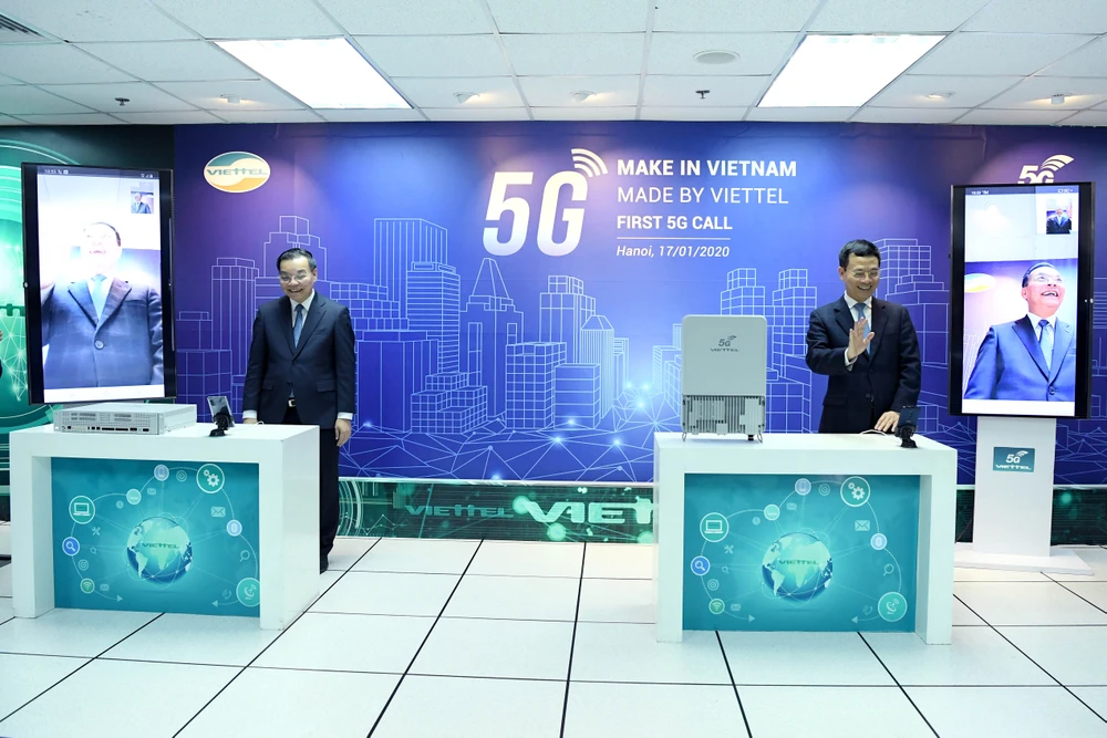 Cuộc gọi 5G trên thiết bị Make in Vietnam-Made by Viettel