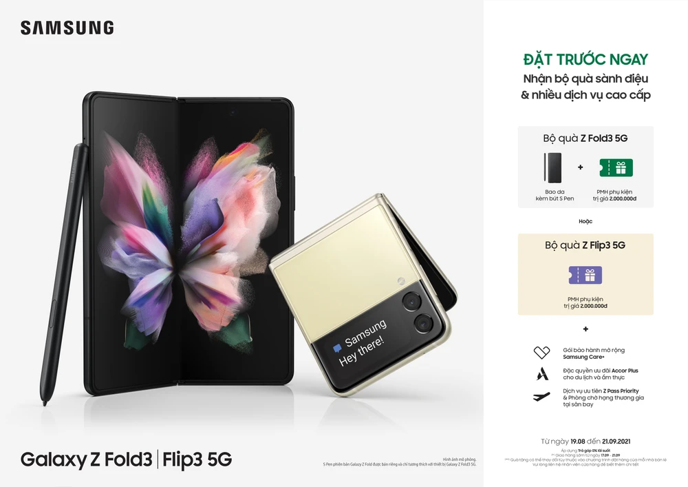 Ra mắt siêu phẩm Galaxy Z Fold3 5G và Z Flip3 5G