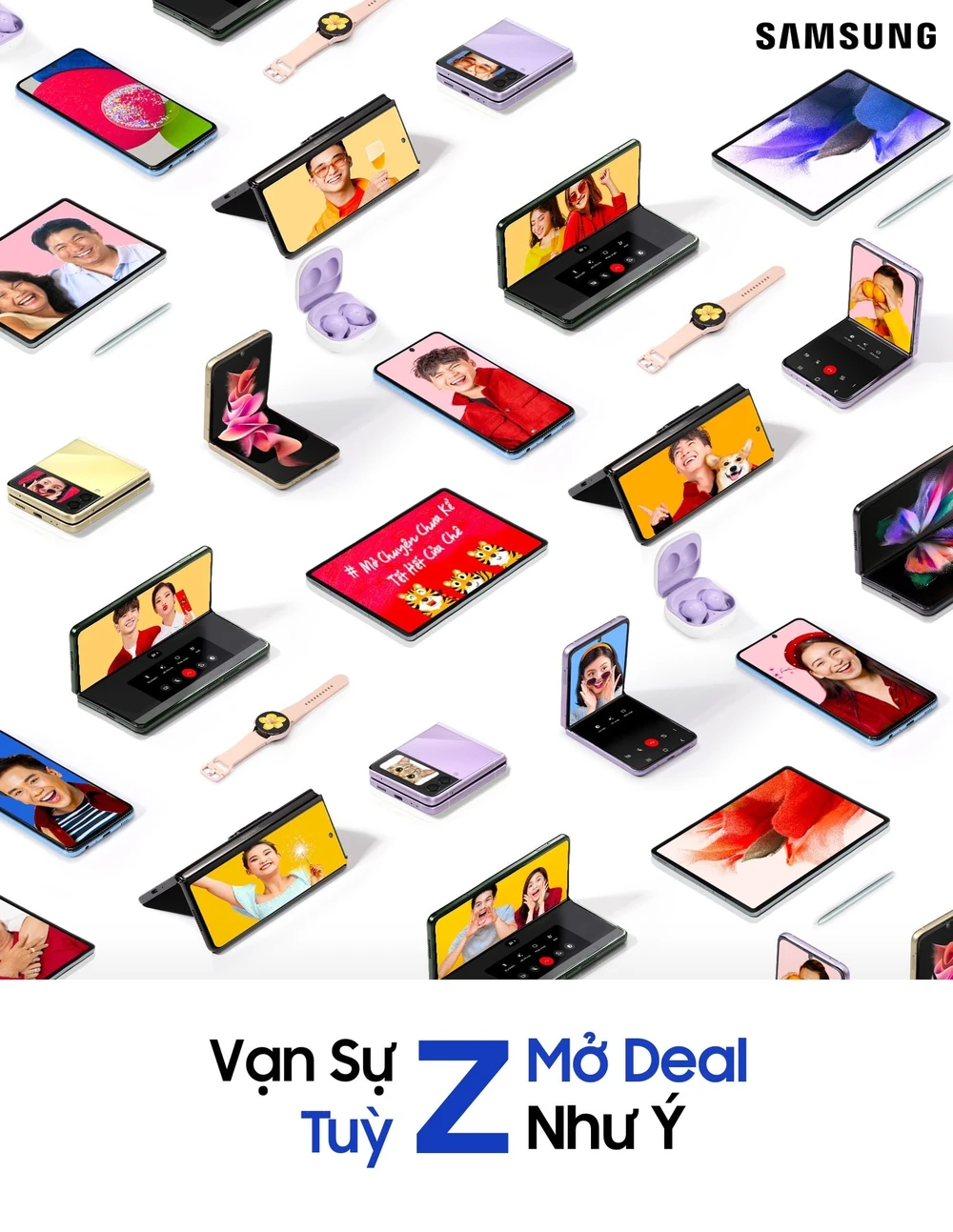 Samsung đón tết tưng bừng với ưu đãi “Vạn sự tùy Z, Mở deal như ý”