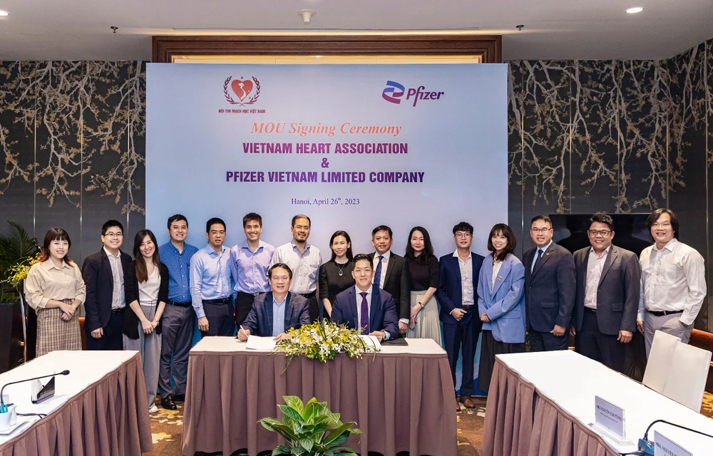 Pfizer Việt Nam ký kết Biên bản ghi nhớ dự án “Sức khỏe Tim mạch cộng đồng”