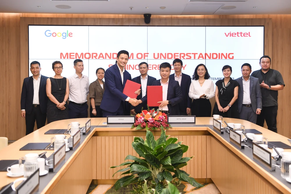 Viettel hợp tác Google thúc đẩy chuyển đổi số lĩnh vực giáo dục và điện toán đám mây Việt Nam