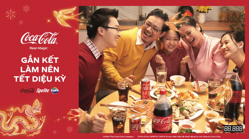 Coca-Cola lan tỏa thông điệp “Gắn kết làm nên tết diệu kỳ” 