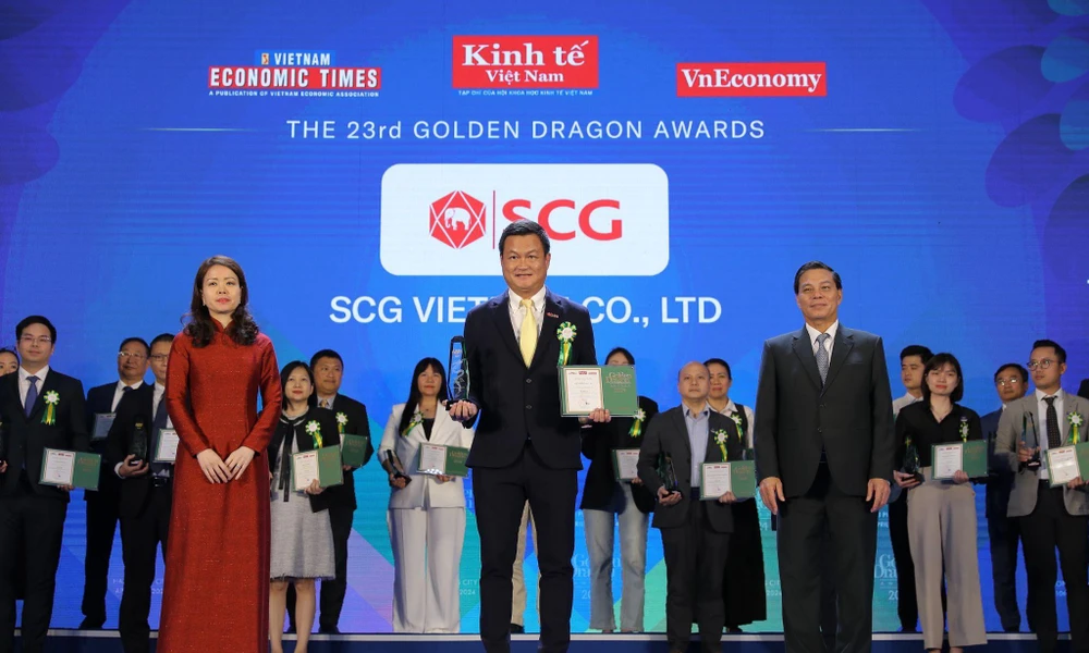 SCG Việt Nam được vinh danh Tốp 10 doanh nghiệp FIEs tại Giải thưởng Rồng Vàng 2023-2024
