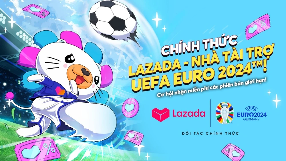 Lazada chính thức trở thành đối tác của UEFA EURO 2024 tại Đông Nam Á