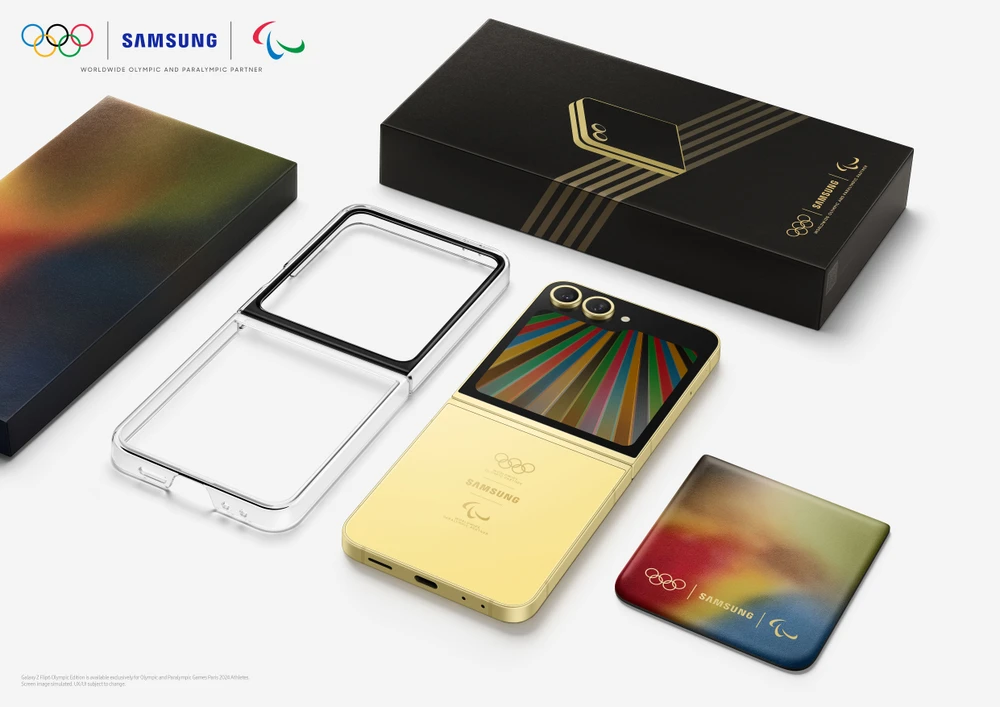 Samsung ra mắt phiên bản giới hạn Galaxy Z Flip6 Olympic Edition dành riêng cho vận động viên tại Paris 2024