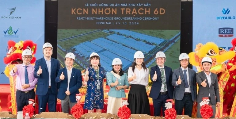 KCN Việt Nam khởi công dự án 100.000 m2 nhà kho chất lượng cao tại Đồng Nai