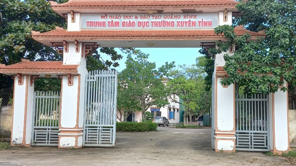 Trung tâm Giáo dục thường xuyên tỉnh Quảng Bình
