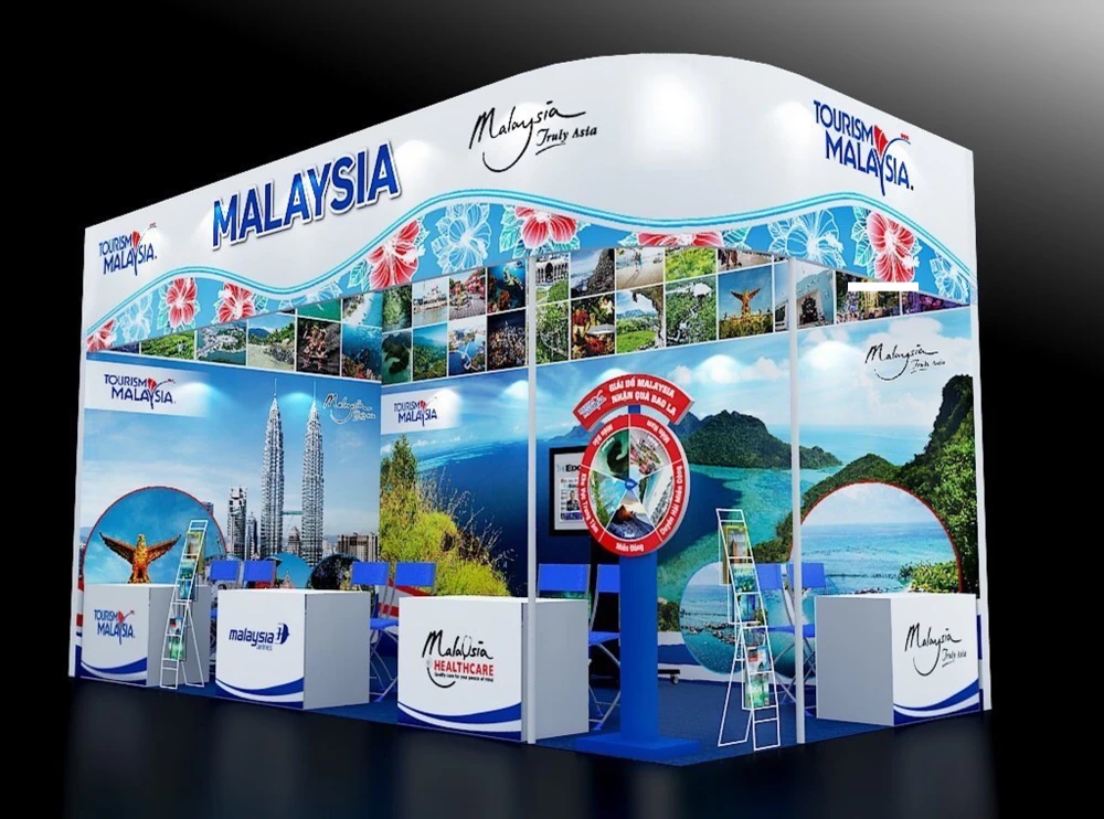 Gian hàng của Cục Xúc tiến du lịch du lịch Malaysia tại ITE 2022