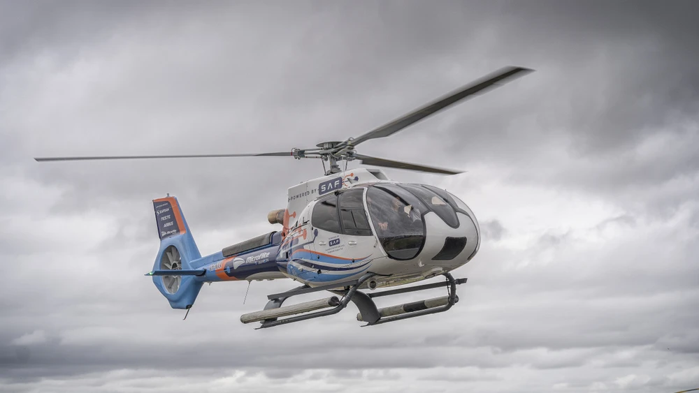 Úc thực hiện chuyến bay sử dụng nhiên liệu bền vững đầu tiên bằng trực thăng Airbus H130