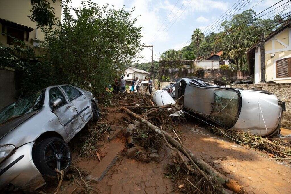 巴西历史名城暴雨成灾。（圖源：互聯網）