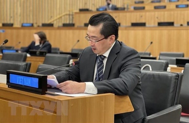越南駐聯合國代表團副團長範海英大使。圖 : 越通社