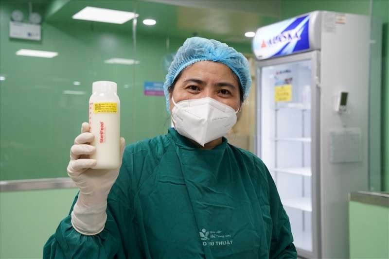 河內與全國首家母乳儲備單位獲設在中央兒童專科醫院。