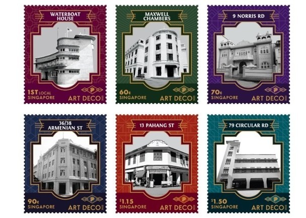 新加坡推新郵票以建築物為主題
