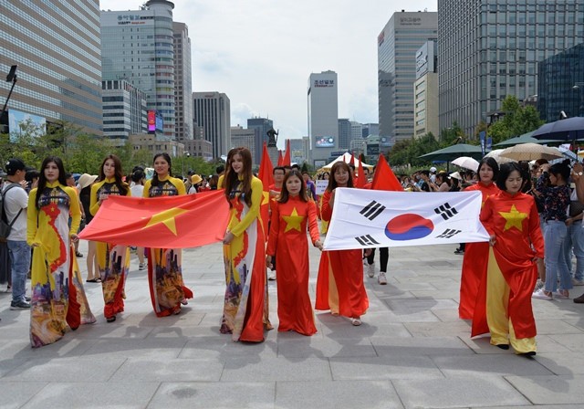 在韓國的越南人社群活動。（示意圖源：互聯網）