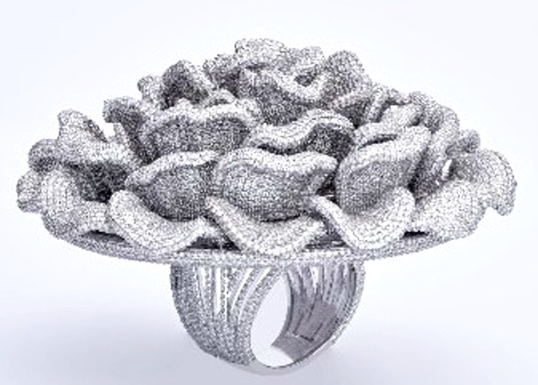 戒指鑲逾2.4萬顆鑽石