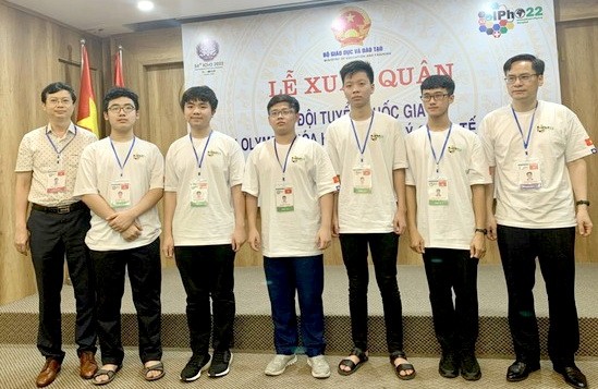 越南在國際物理奧賽排名第五