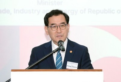 韓國產業通商資源部長官李昌洋。圖源：韓聯社