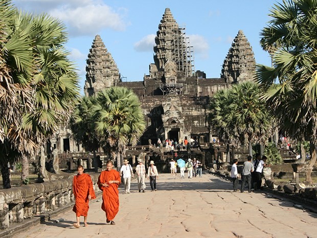柬埔寨吳哥考古公園。
