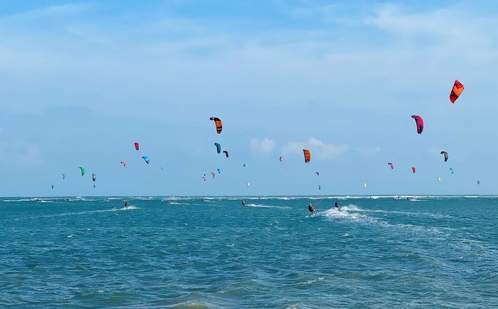 越南國際風箏衝浪節熱鬧開場