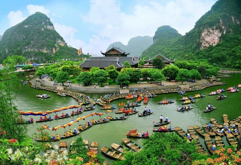 宁平省的美丽风景。
