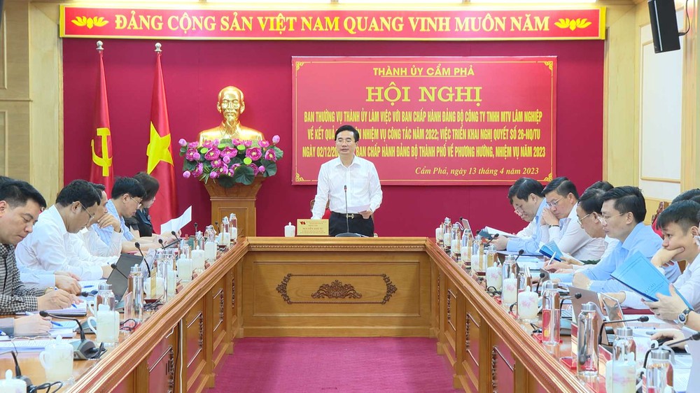 党中央候补委员、市委副书记阮文孝出席并发表指导会议。