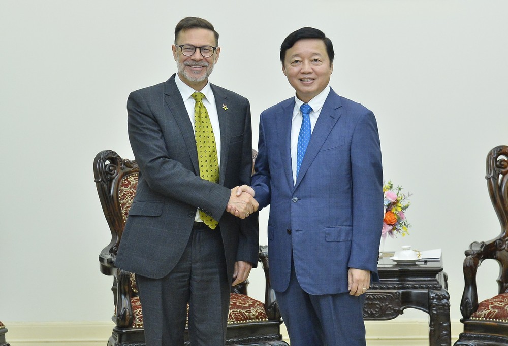 陈红河副总理接见澳大利亚大使