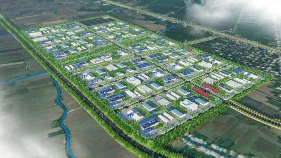 芹苴市越新工业区项目配景图。