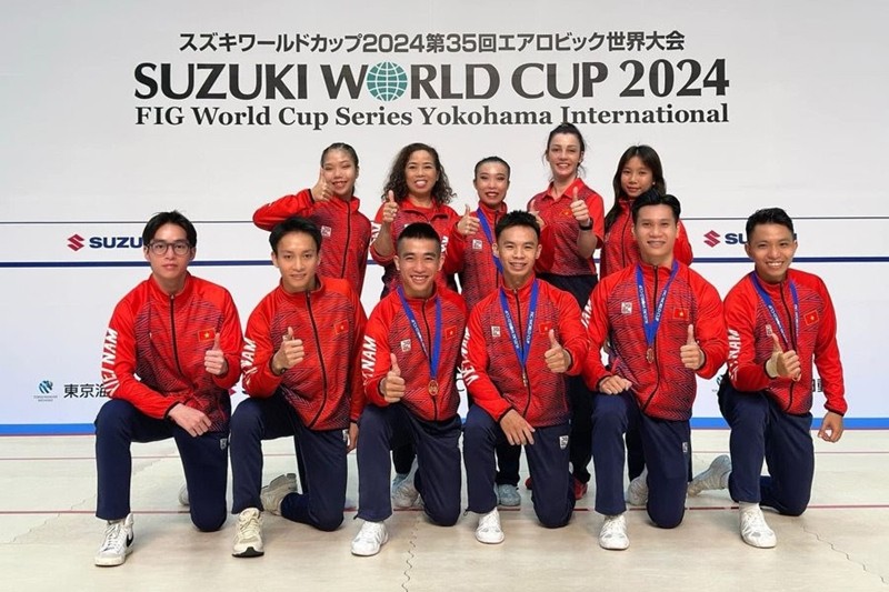 14支代表团参加在越南举行 亚洲健美操锦标赛