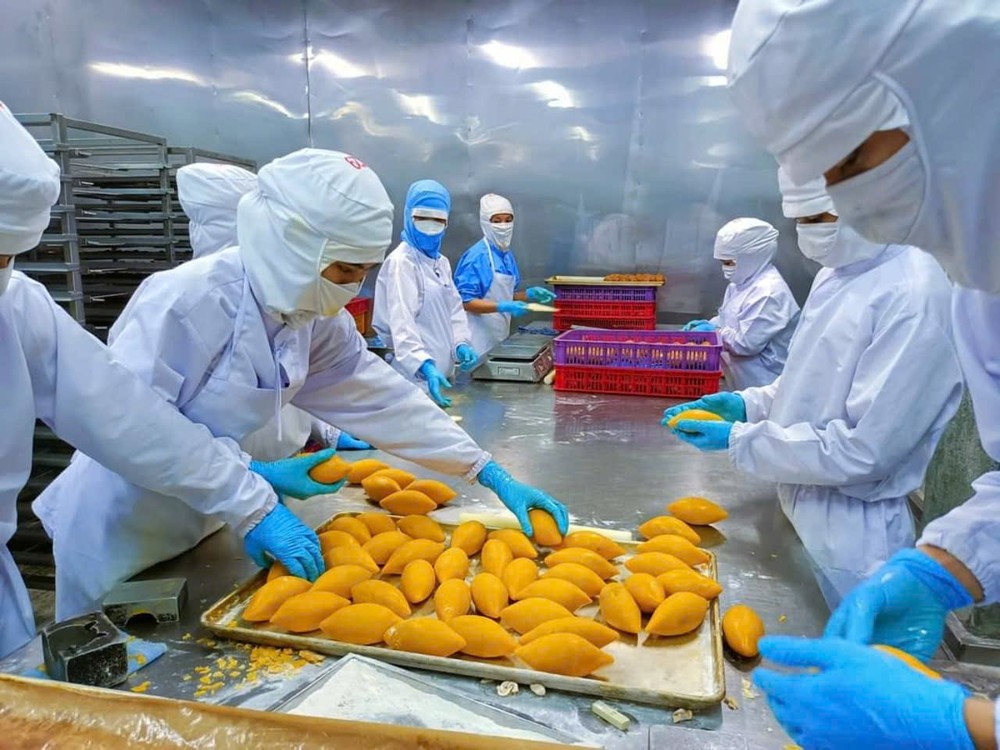 大发饼家生产月饼。