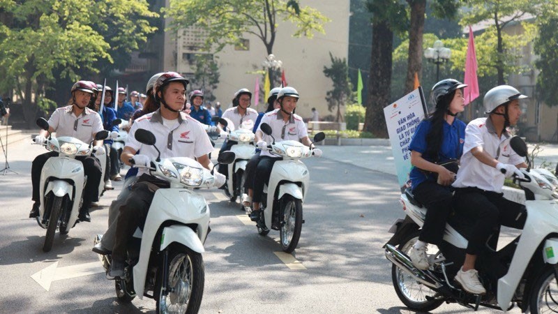 “大中学生执行交通安全法”行动发起