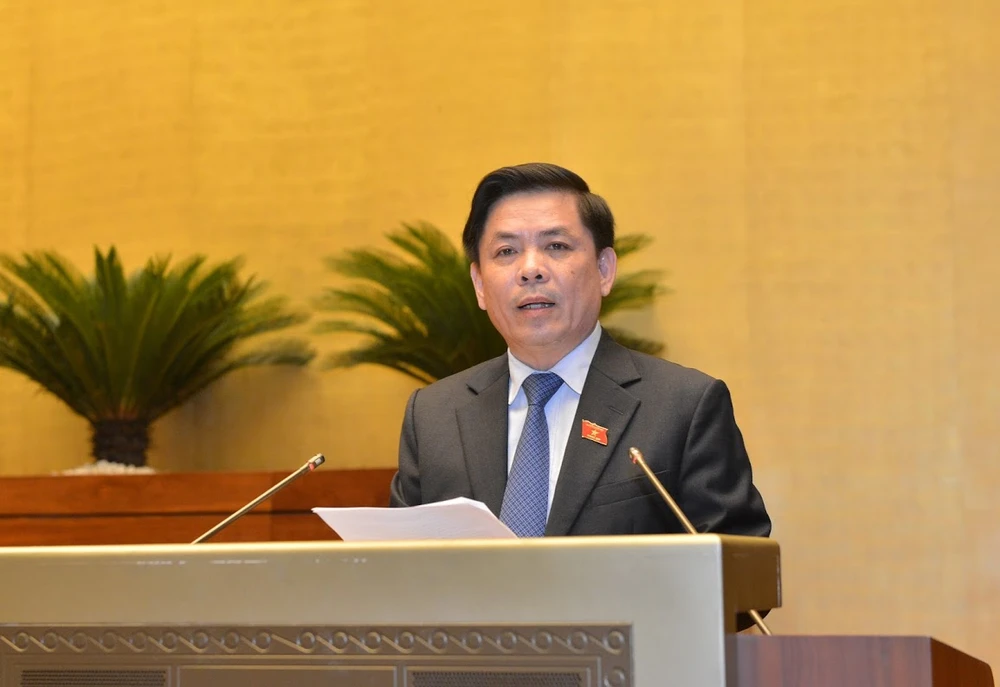 Bộ trưởng Bộ Giao thông Vận tải Nguyễn Văn Thể. Ảnh: VIẾT CHUNG