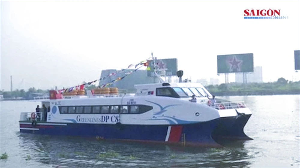 Tàu cao tốc du lịch TPHCM - Cần Giờ - Vũng Tàu chính thức hoạt động