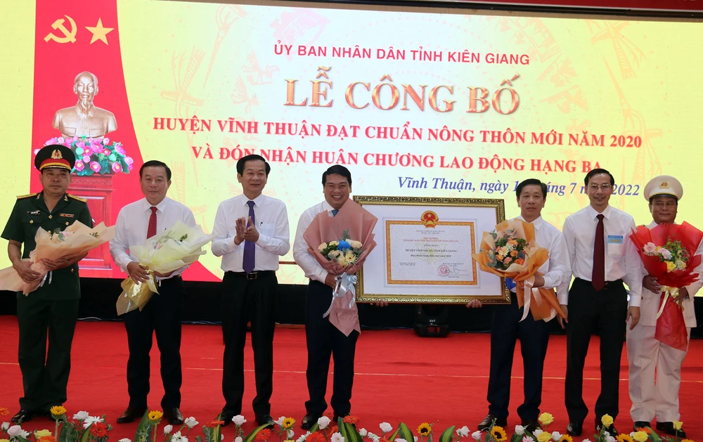Kiên Giang: Thêm 2 địa phương hoàn thành mục tiêu xây dựng nông thôn mới