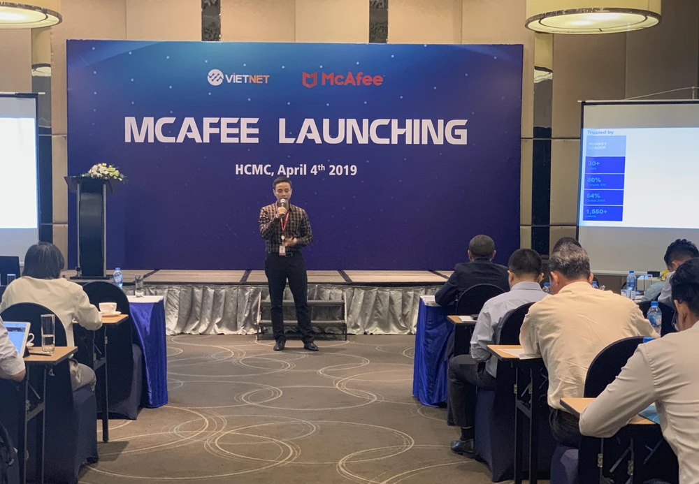 McAfee chính thức giới thiệu gói giải pháp mạng tại sự kiện