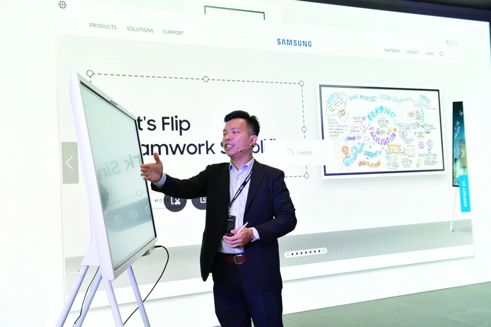 Samsung Flip 2 đem lại trải nghiệm viết và vẽ trực quan như trên giấy