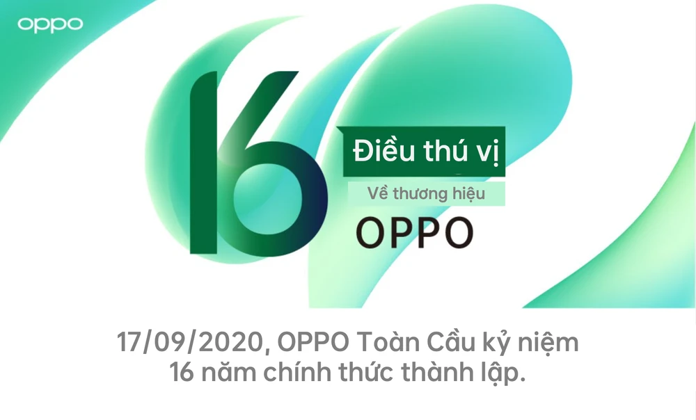 OPPO kỷ niệm 16 năm thành lập 