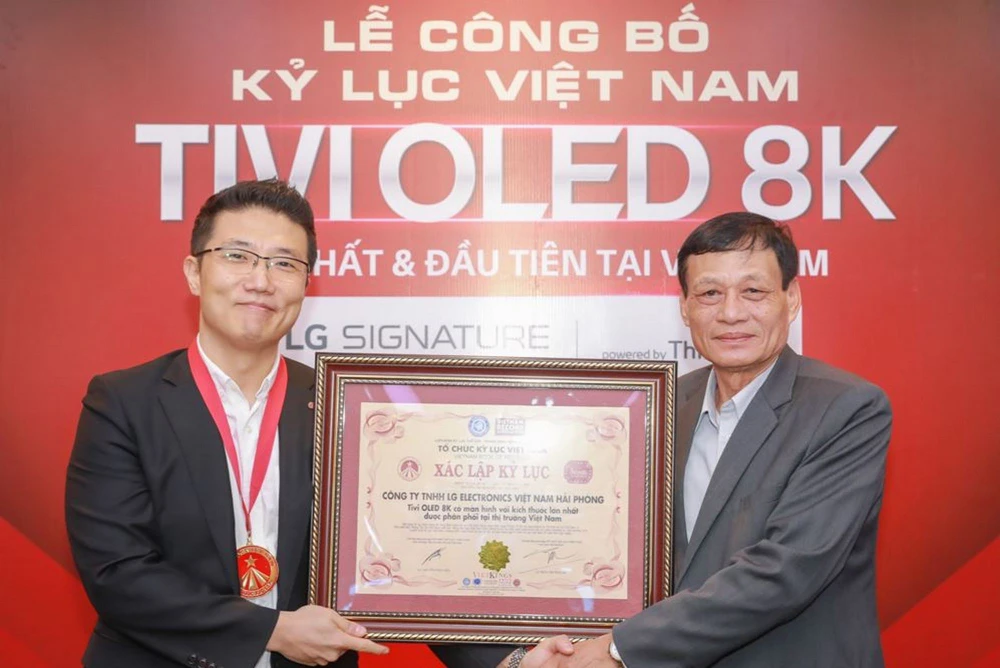TV LG OLED 8K lập kỷ lục Việt Nam