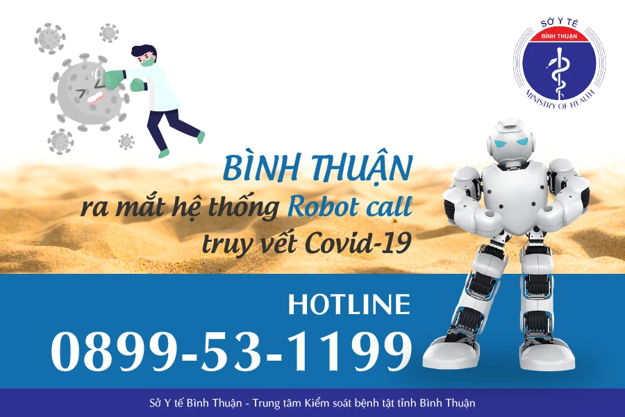 Bình Thuận đã nhanh chóng triển khai Robot Call 