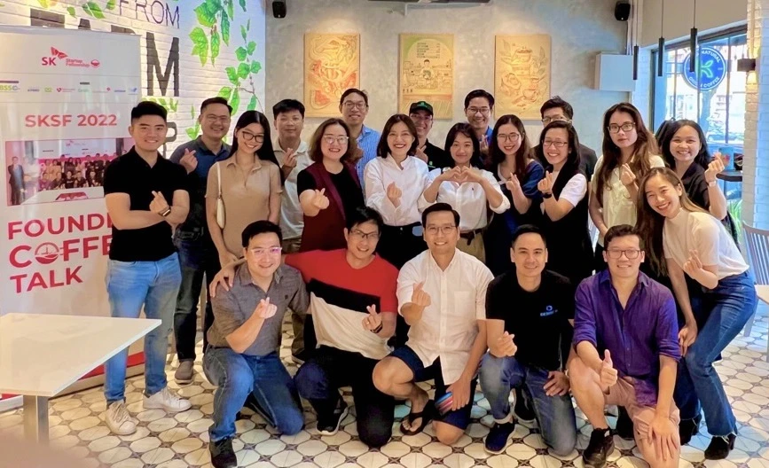 Một hoạt động của SK Group với startup Việt Nam