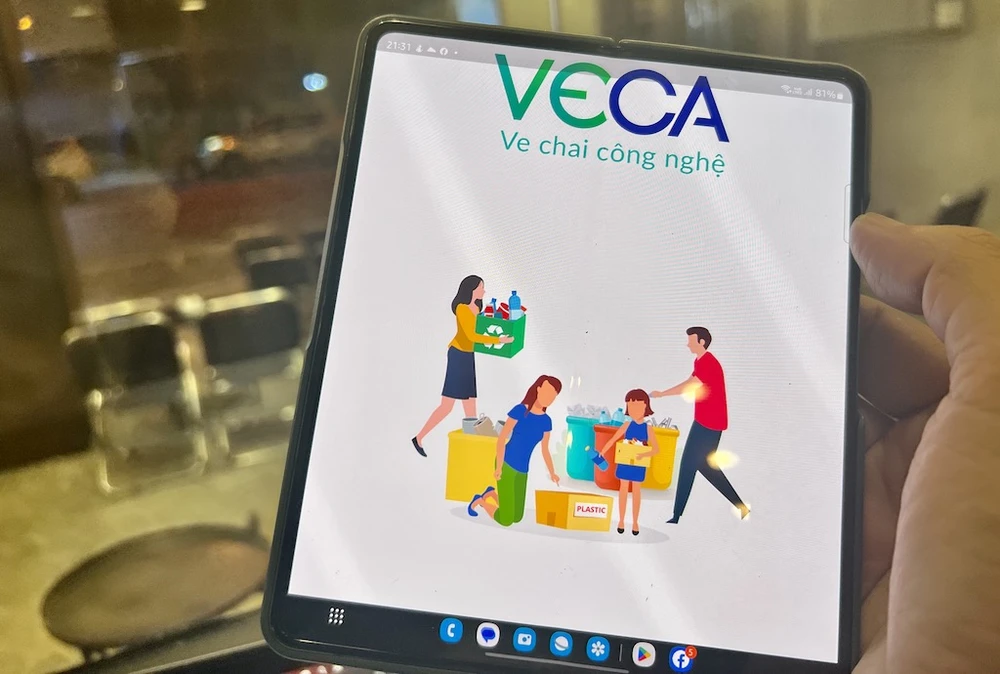 VECA là ứng dụng thu mua phế liệu, có sẵn trên Google Play và App store