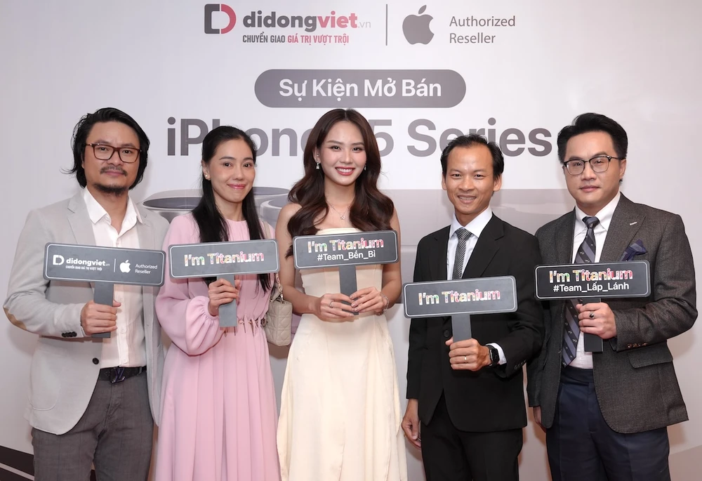 Di Động Việt sử dụng thông điệp “Im Titanium” xuyên suốt chiến dịch iPhone 15