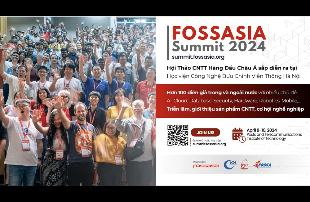 Ban tổ chức FOSSASIA Summit 2024 với sự góp mặt của nhiều nhân tài công nghệ