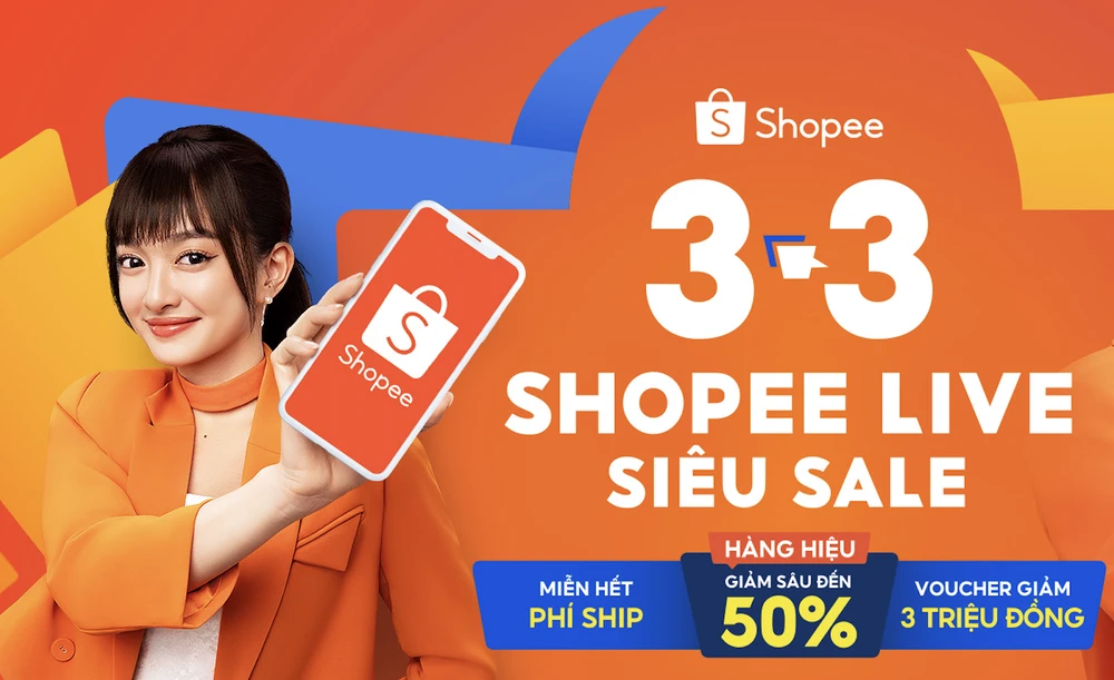 3-3 Shopee Live Siêu Sale với hàng loạt trải nghiệm mua sắm