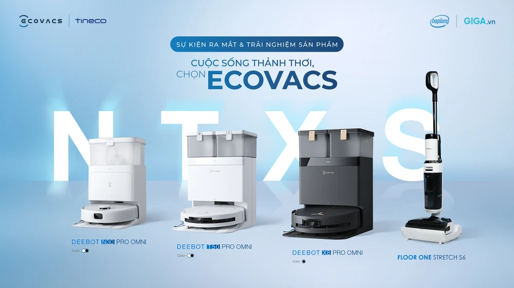 Các sản phẩm mới của ECOVACS ROBOTICS