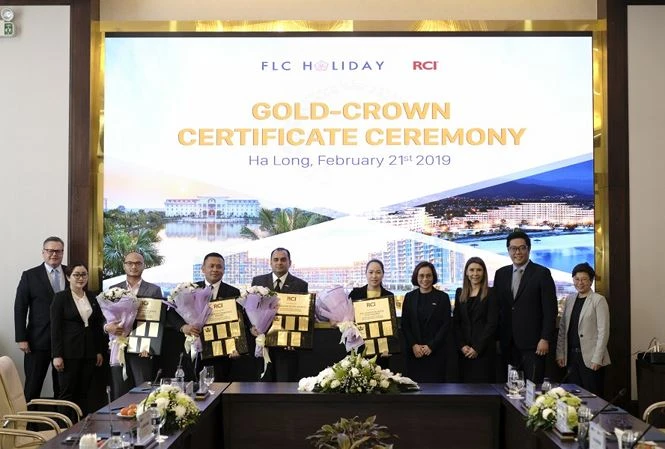 Bốn quần thể nghỉ dưỡng của tập đoàn FLC được nhận chứng chỉ Gold Crown 