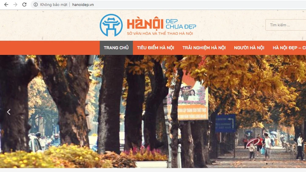 Ra mắt website Hanoidep.vn