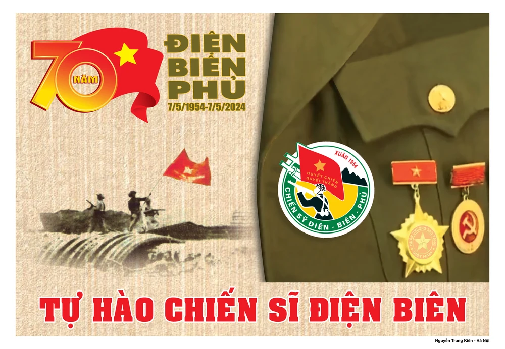 Công bố bộ tranh cổ động tuyên truyền kỷ niệm 70 năm chiến thắng Điện Biên Phủ